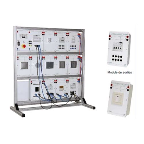 Fire Alarm Didactic Bench Vocational Trainer Workbench Educational Laboratory Bench Building Training Equipment